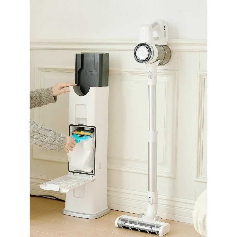 

Automatic dust collection wireless base station vacuum cleaner household large suction cat hair intelligent vacuum cleaner