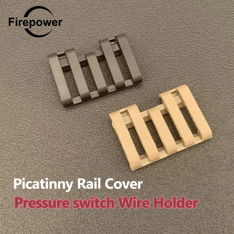 

Tactical Surefir M300 M600 PEQ15 M-LOK Wire Guide System Cable Management Rail Cover Picatinny Rail Handguard Tail Fixed