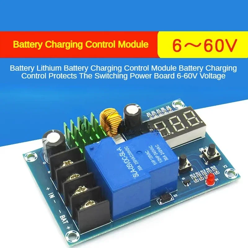 Battery Lithium Battery Charging Control Module Battery Charging Control Protects The Switching Power Board 6-60V Voltage