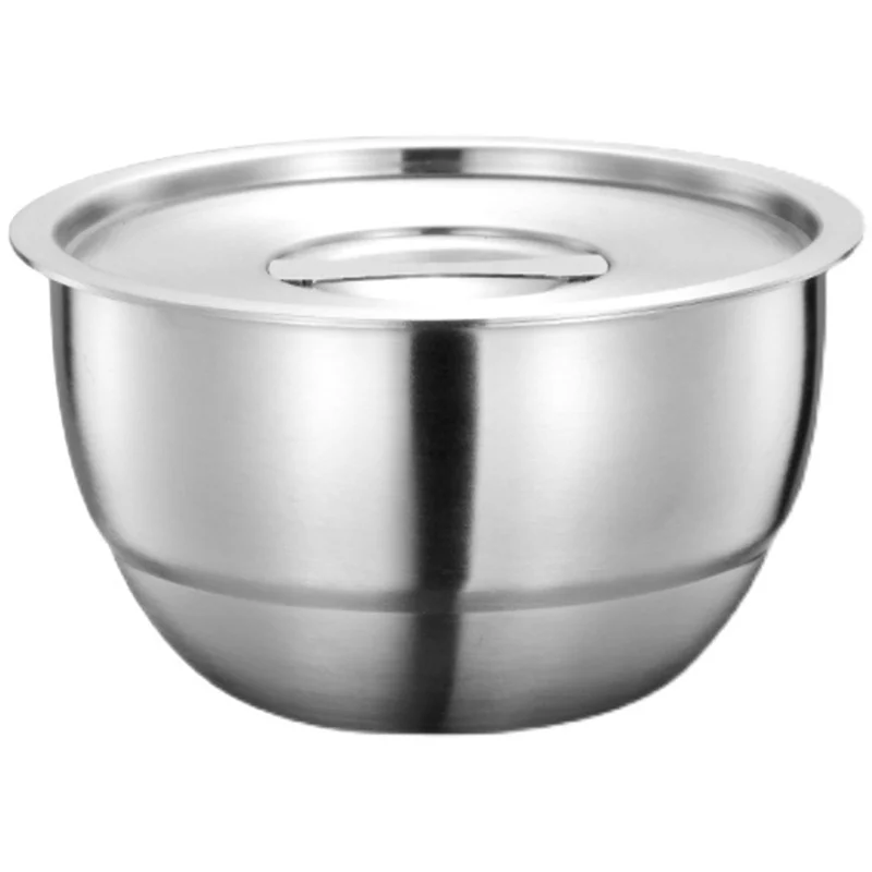 وعاء أرز من الفولاذ المقاوم للصدأ لعام 2025 مع غطاء وعاء حساء على البخار وعاء أرز مضاد للحرق وعاء صغير للأطفال أدوات المطبخ الكورية ، Du