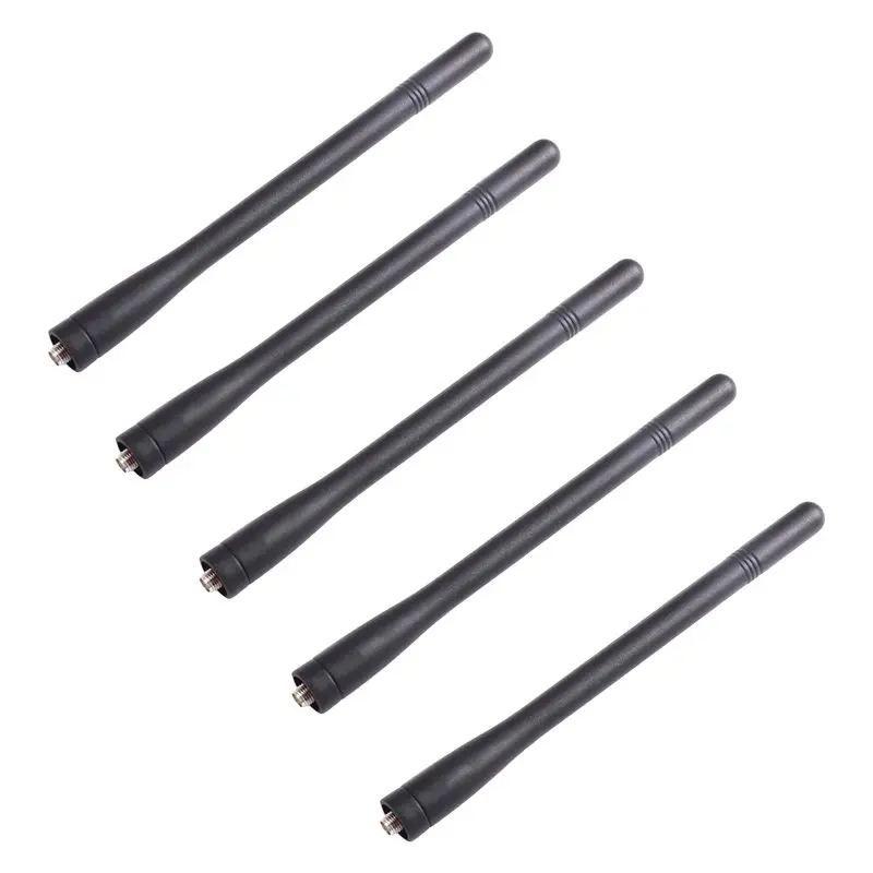 5 Pack KRA-26 VHF Helical Antenna For TK280 TK2170 TK2180 TK3312 NX220 TK2207G Walkie Talkies Antenna Replacement