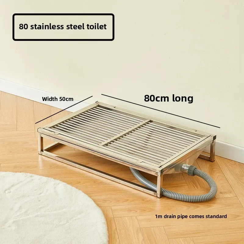 Stainless Steel Pet Dog Toilet Fixed-point Defecation Automatic Cleaning Urinal Household Special Potty for Dogs