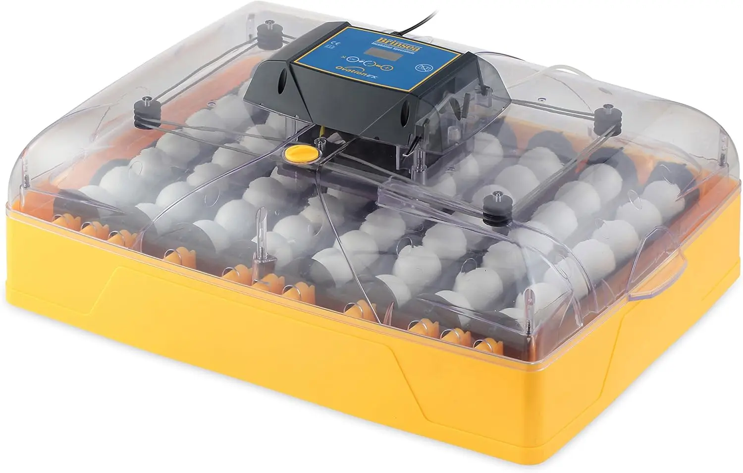 

Brinsea Products USAG47C Ovation 56 EX Fully Automatic Egg Incubator with Humidity Control, One Size,Yellow/Black