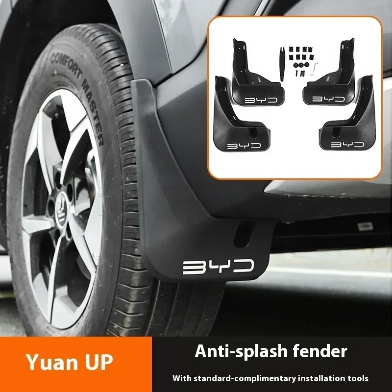 For BYD Yuan UP Special Automotive Parts for Modifying The Appearance of Front and Rear Wheel Mudguards Mud and Sand Prevention