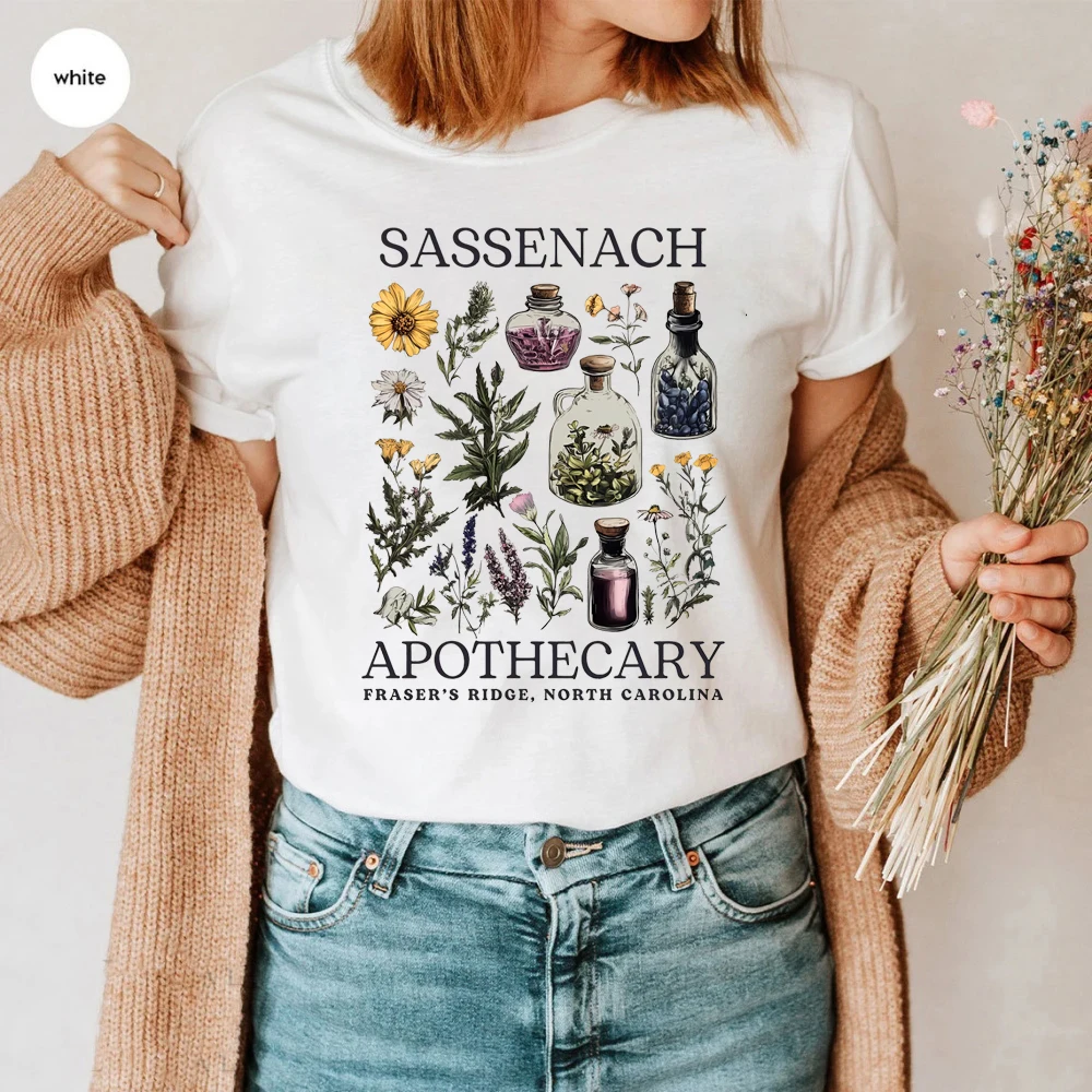 Vintage Sassenach Shirt Outlander Claire Fraser Shirts Fraser Ridge Clan Dinna Fash Tees Outlander Book Series Merch Fans Gifts