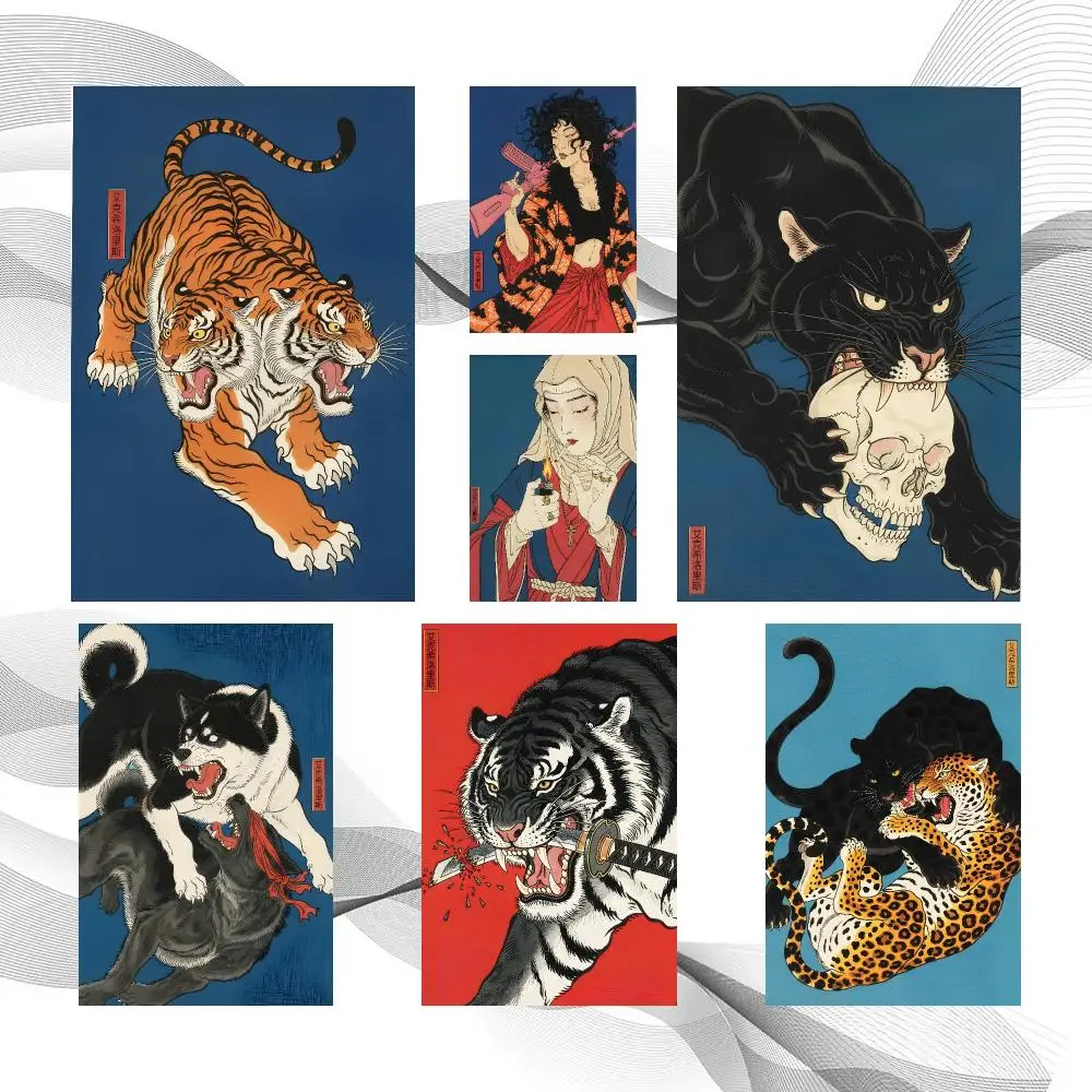 Artist Popular Modern E-Exsiloris Poster Peel And Stick Wall Art Self Adhesive PP Waterproof Wall Decor Living Room Bedroom Gift