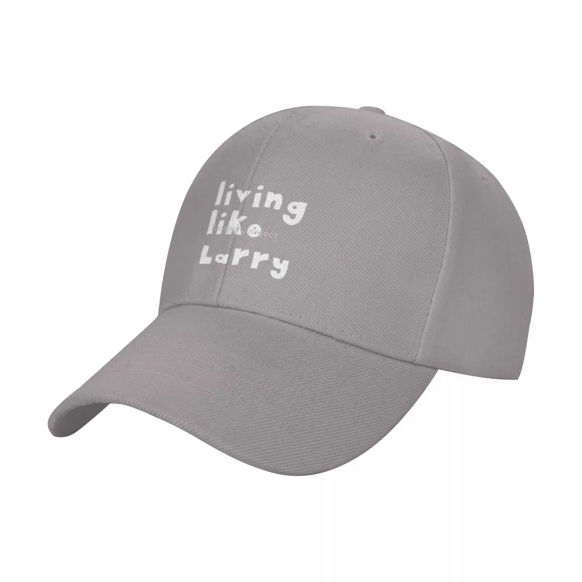 

Living Like Larry Quotes Monochrome Black Fashion Baseball Cap Peaked Cap Men's Hat Women's Cap Hat Women's