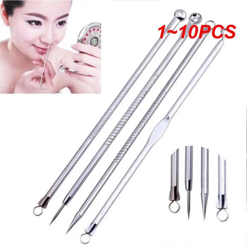 1~10PCS set Acne Blackhead Removal Needles Black Dots Cleaner Black Head Pore Cleaner Deep Cleansing Tool Face Skin Care Tool