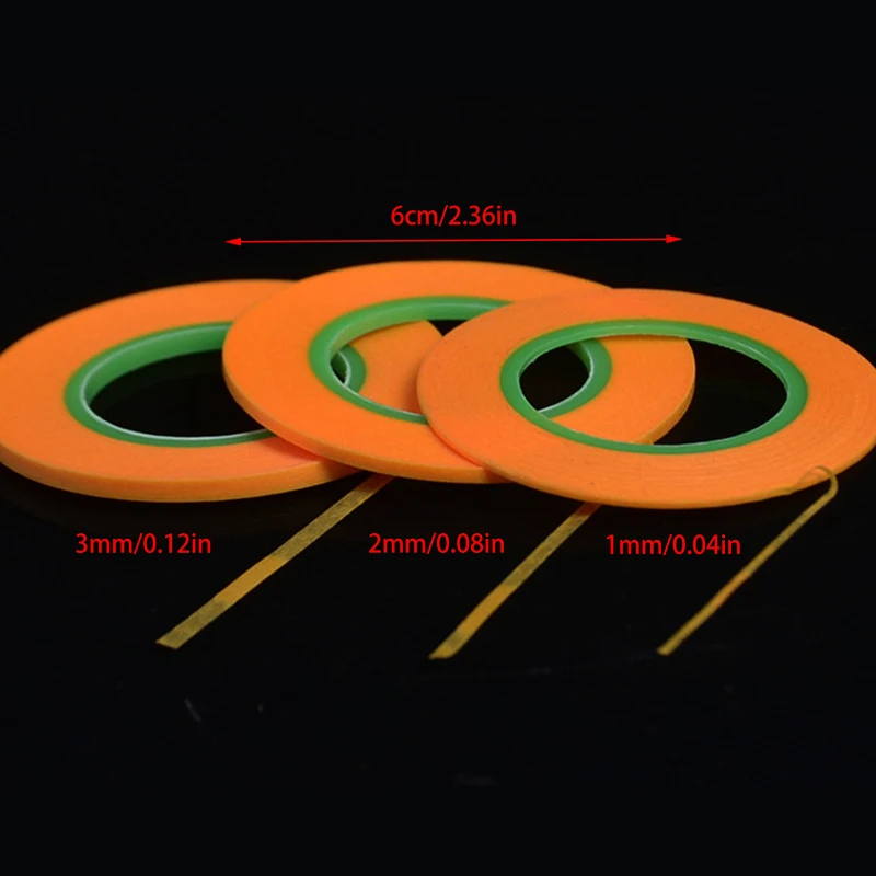 18M 1/2/3MM Yellow Model Covering Tape Adhesive Textured Paper Car Paint Decoration Seamless Hand Tear Without Mark For Painting