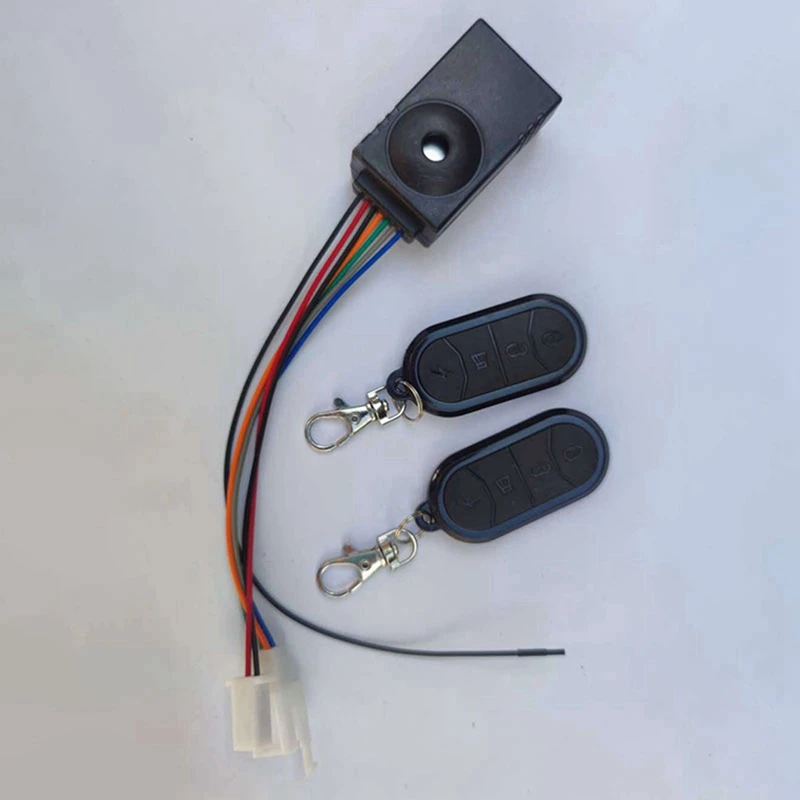 New-8X система сигнализации для электровелосипеда, двойной пульт дистанционного управления, 36 В, 48 В, 60 В, 72 В, аксессуары для сигнализации, водонепроницаемая замена электрического велосипеда