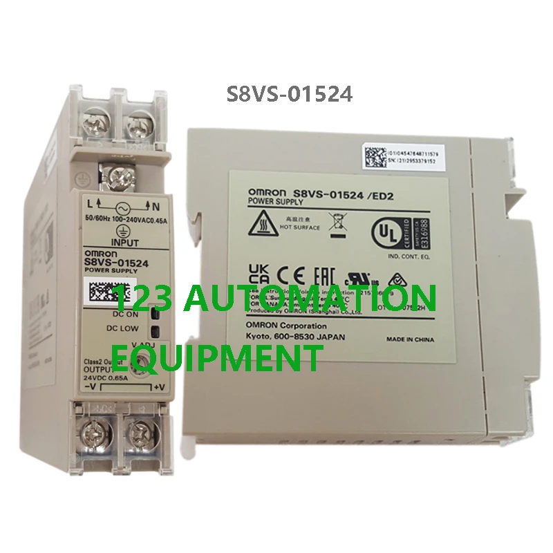 Authentic New Omron S8VS-01505 S8VS-01524 S8VS-03012 S8VS-03024 Power Supply Module 15W 30W