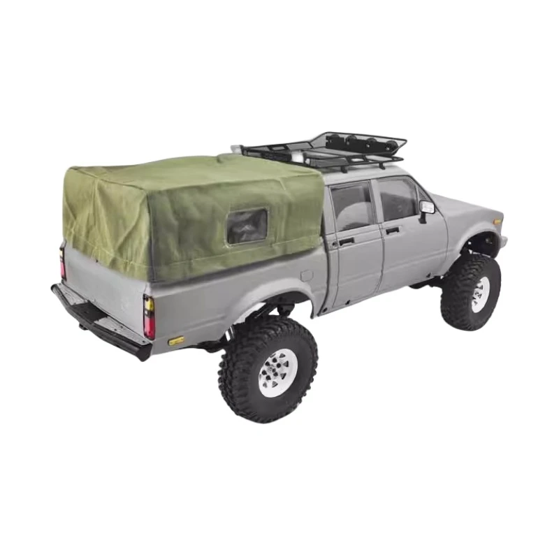 Secchio telaio in metallo + telone per 1/10 Rock Crawler Pickup Truck RC4WD TF2 Trail Finder 2 LWB 4 porte corpo Shell RC parte di aggiornamento
