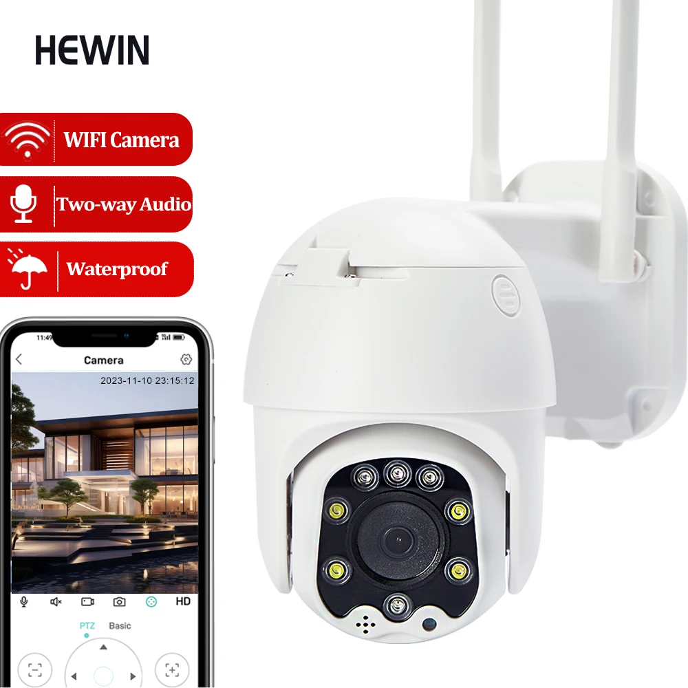 

WIFI IP Camera 5MP 1080P CCTV Surveillance Security cam Protection waterproof Outdoor 4X Digital Zoom Street CamHi pro app