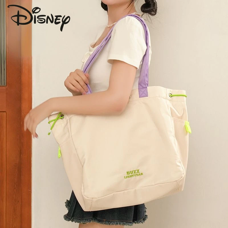 Disney-bolso de hombro de gran capacidad para mujer, cartera versátil de alta calidad, estilo informal, novedad de 2023