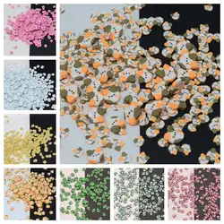 100G 5mm/10mm Polymer Clay Slice Lovely Cat Bear Sprinkles Lovely Confetti for Crafts Making, DIY Nail Art Emblishment