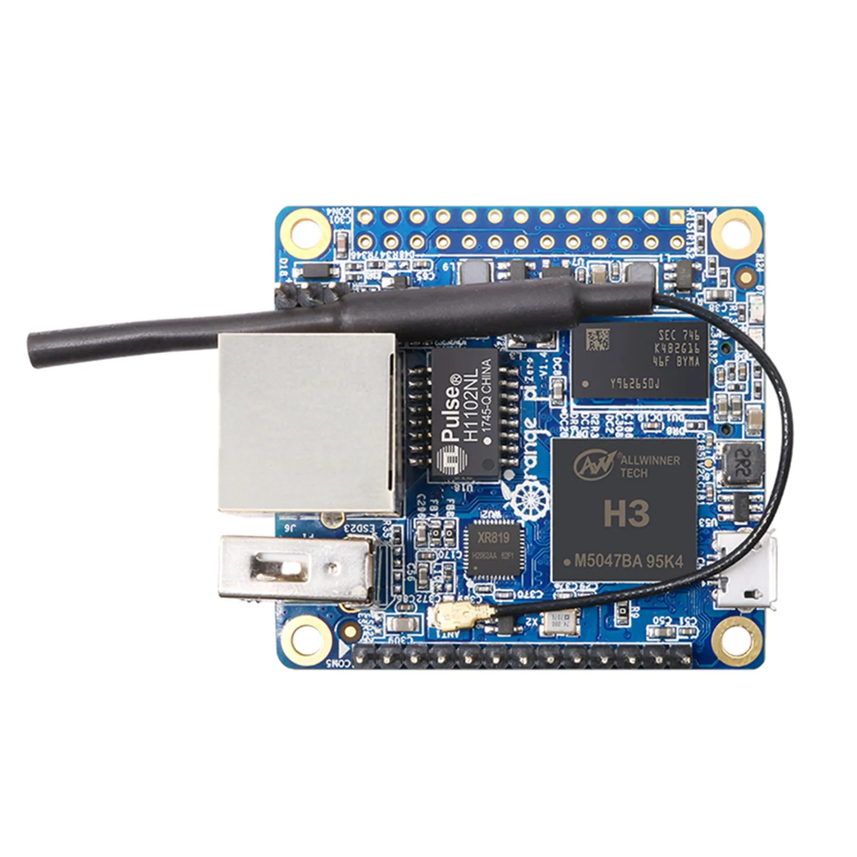 Imagem -04 - Quadro de Desenvolvimento para Orange pi Zero Quad-core Open-source Run Android 4.4 Ubuntu Debian Image 512mb h3 Lts