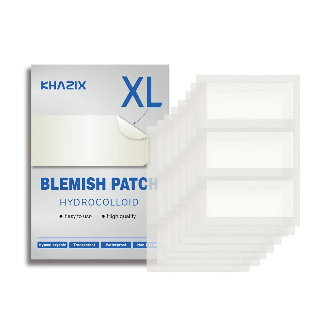Extra Large 1-Count Hydrocolloid Acne Patches - Alcohol-Free, Fragrance-Free Spot Stickers For All Skin Types, Cleansing Pimple.