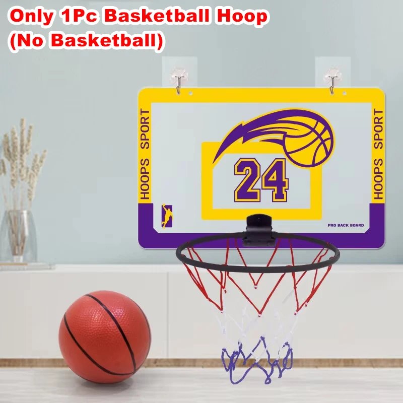 Mini Basketball Hoop for Children Indoor Shooting Stand Home Exercise Foldable Basketball Hoop Punch Free Wall-Mounted Backboard