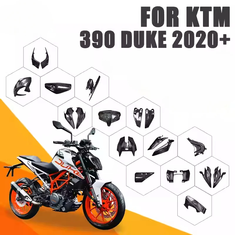 

For DUKE KTM390 2020-2024 body genuine carbon fiber motorcycle decoration modification accessories