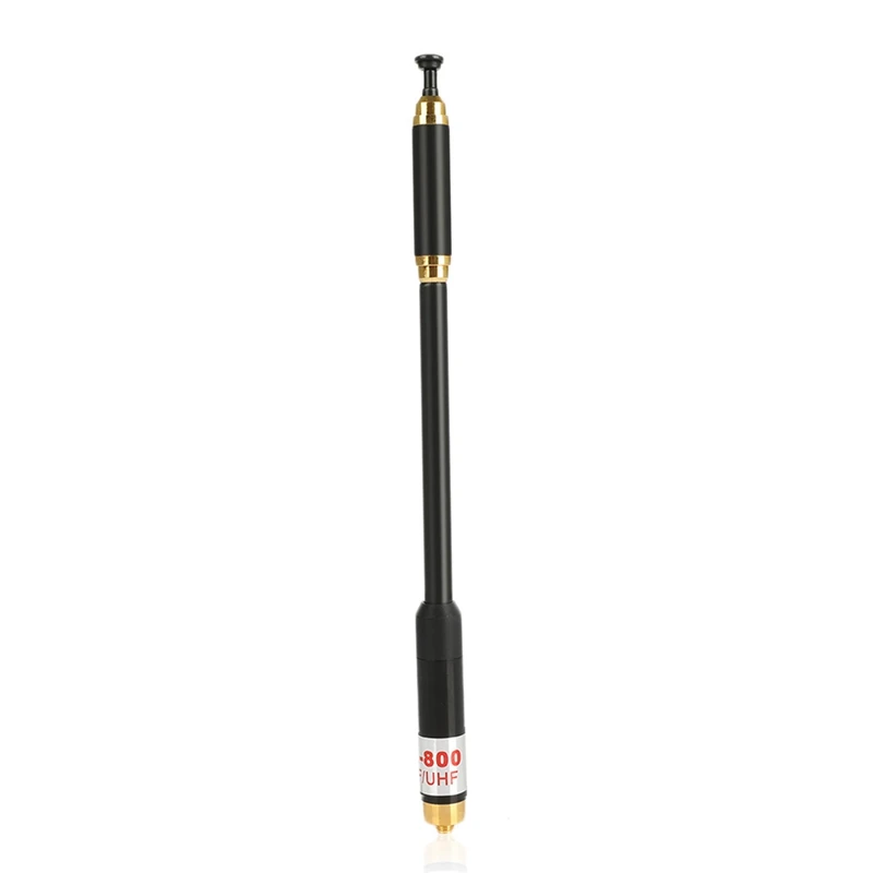 

High Gain Telescopic Antenna ABS Antenna Antenna AL-800 144/430Mhz SMA-F For PRYME Kenwood HYT BAOFENG