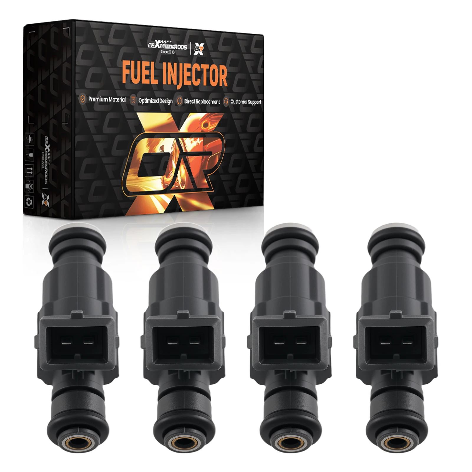 

Комплект из 4 топливных форсунок для Volkswagen Gol 1.6L 2016-2020, 032906031P, 4-портовый комплект FJ1326