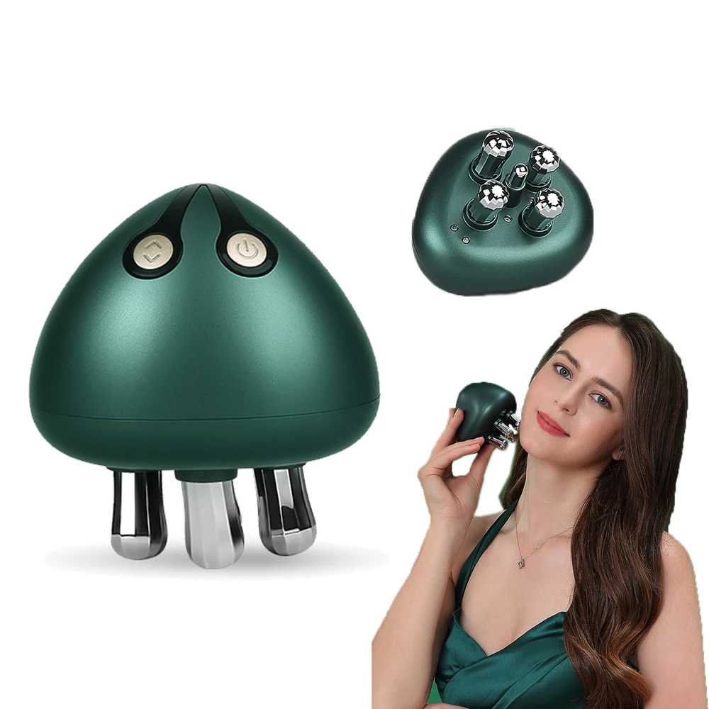 

EMS Facial Massager 4D Massage Head Face Lift Device Promote Face Cream Absorption Red Light Therapy Skin Care Beauty Tools