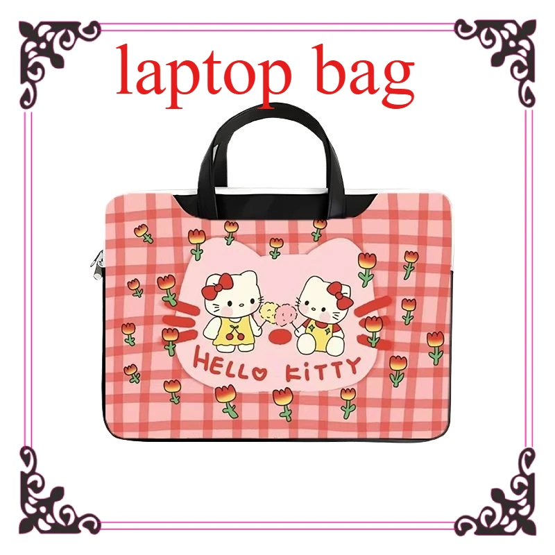 

Sanrio Hello Kitty сумка для ноутбука Kuromi милый большой емкости органайзер для планшета мультяшная сумка чехол для ноутбука 15 дюймов 13 дюймов 14 дюймов 16 дюймов 17 дюймов