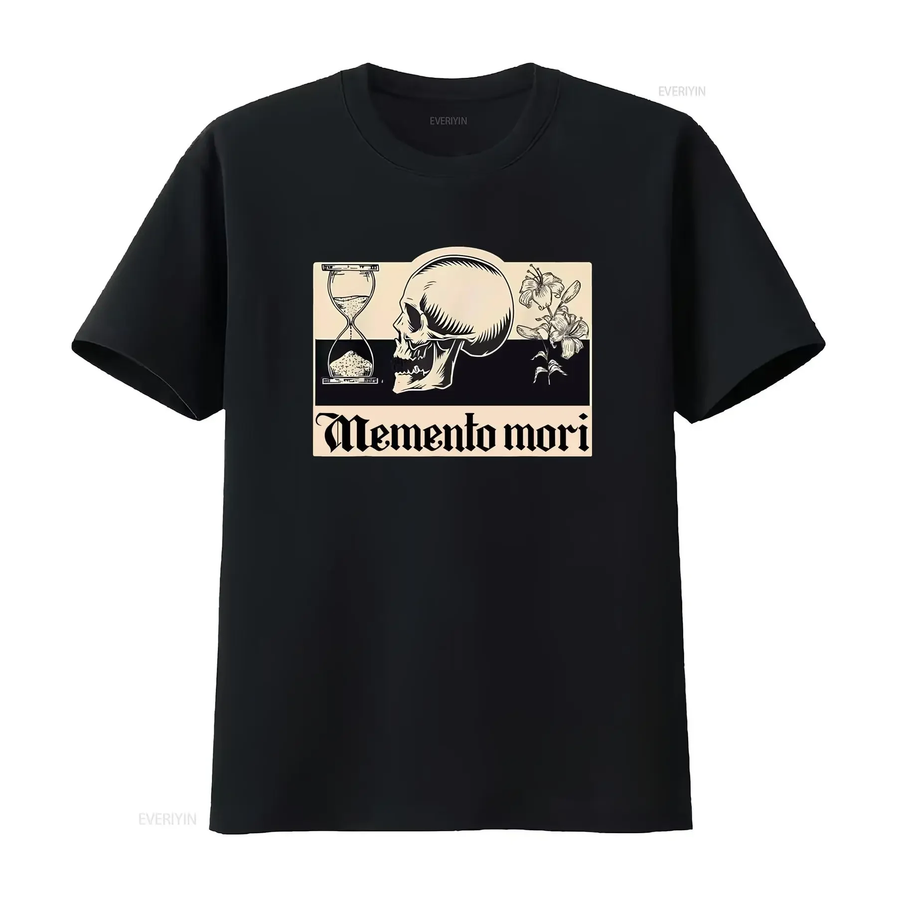 NEW LIMITED Memento Mori Latin Phrase Stoicism Philosophy T Shirt Size S 5XL vintage Washed Soft fashion graphic Stretched
