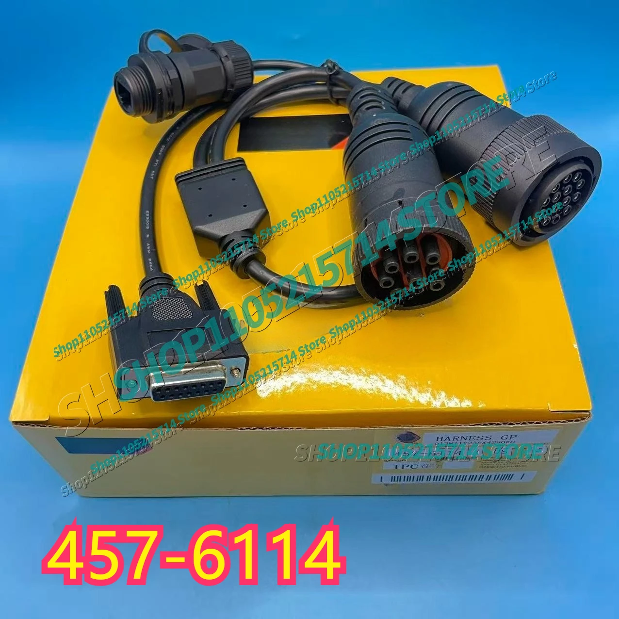 ET4 Cable 9+14 pins ET Cable 457-6114 4576114 for Excavator Adapter 478-0235