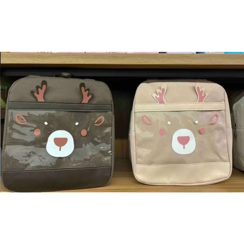 New Baby Lunch Bag Insulated Bag Cartoon Lock, Fresh Insulated Lunch Bag Cooler Bento Bag Dinner Container Oxford Cloth Handbag