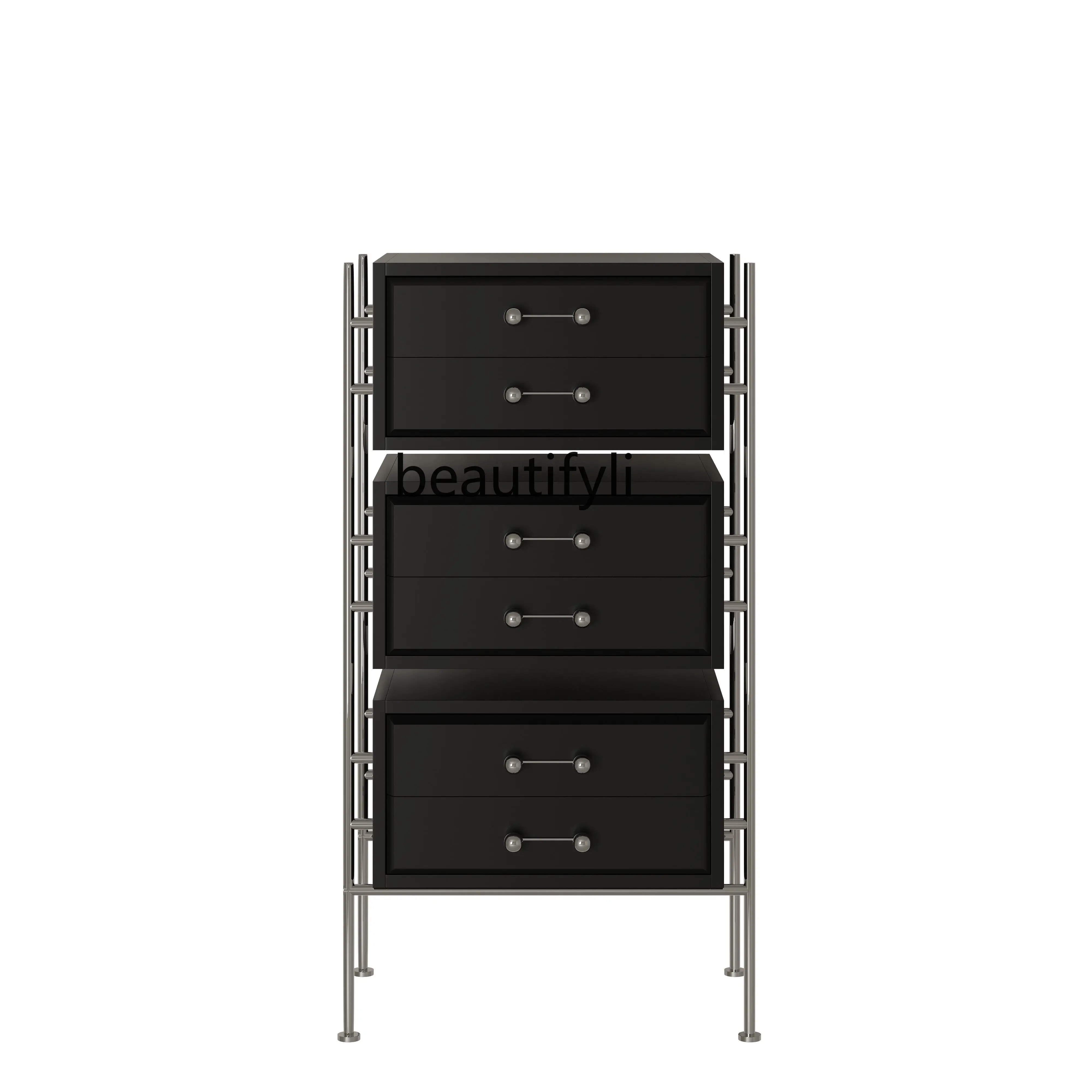 

yj Simple Metal Design Exquisite Wall Cabinet Storage Cabinet Metal Cupboards Modern Solid Wood Cabinet