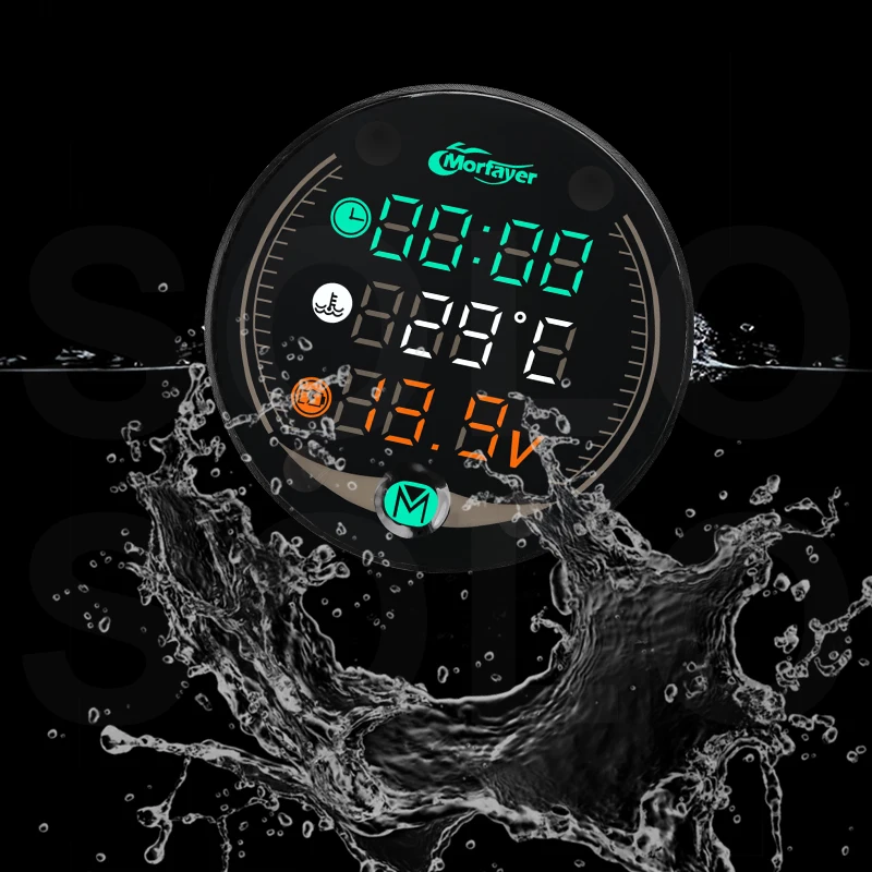 koso sensor temperatura moto For NMAX PCX XMAX 125 250 300 XJ6 CB650F Water Temperature Hour counter mettage meter with USB