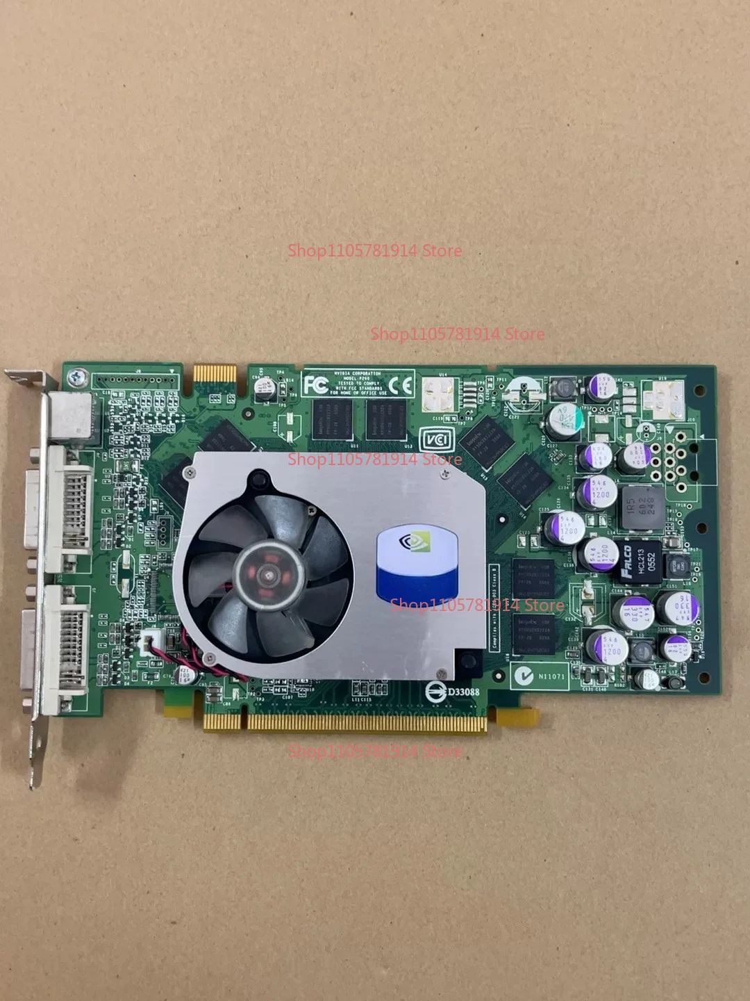For Ritai Quadro FX1400 128M 245-bit PCI-E Professional Graphics Graphics Card, Medical Card, Dual DVI