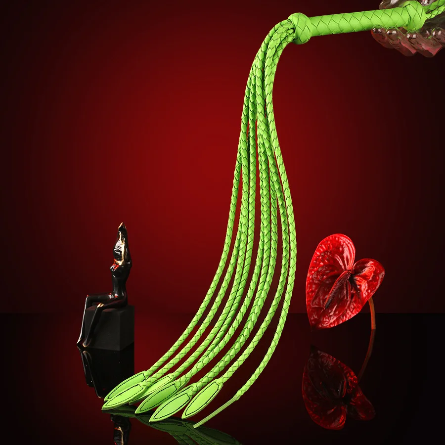 

60CM Genuine Cowhide Leather Whip Horse Training Crop Whip Cowhide Leather Handle