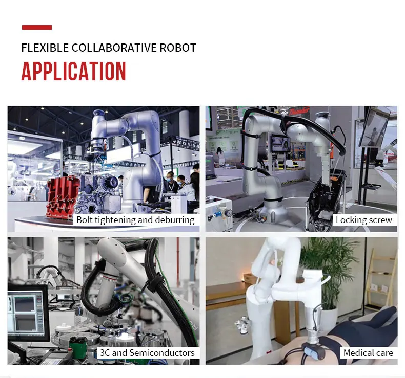 Promoción de alta precisión Robots colaborativos Brazo robótico de 6 ejes Brazo robótico de soldadura Cobot de 5 kg