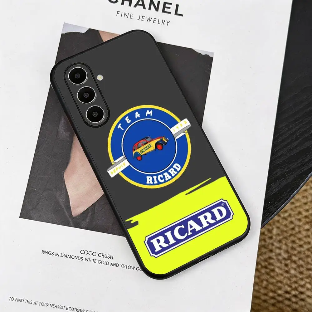 R-ricards A-Alcohol Vintage Phone Case For Samsung Galaxy A16 A57 A56 A36 A26 A06 A55 A54 A15 A35 Soft Black