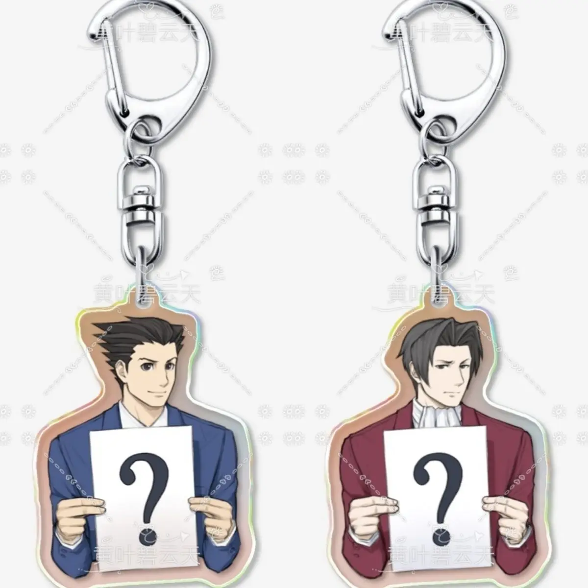 Porte-clés Phoenix Wright ZanAttorney pour femmes et enfants, porte-clés anime, cosplay en acrylique, pendentif japonais, cadeau de fête pour amis