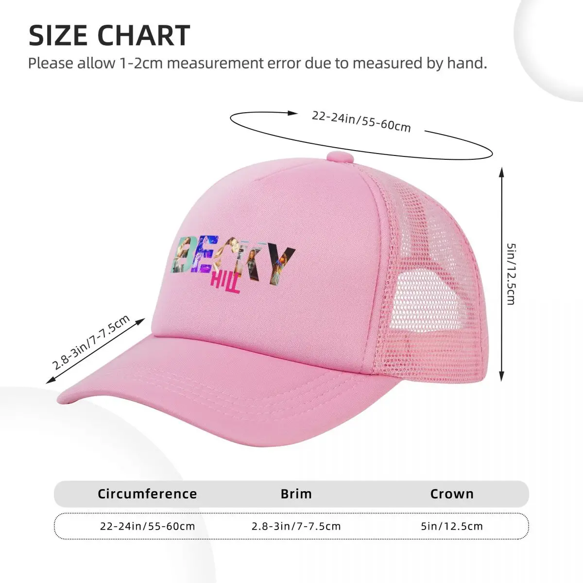 Becky Hill Classic Mesh Baseball Caps Snapback Fashion Baseball Hats Breathable Casual Casquette Outdoor Unisex