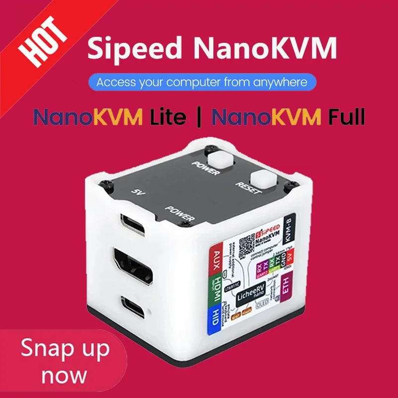 Sipeed NanoKVM PiKVM Mini Remote Control Operation And Maintenance Server HDMI Raspberry Pi Remote Serial Port LicheeRV Nano