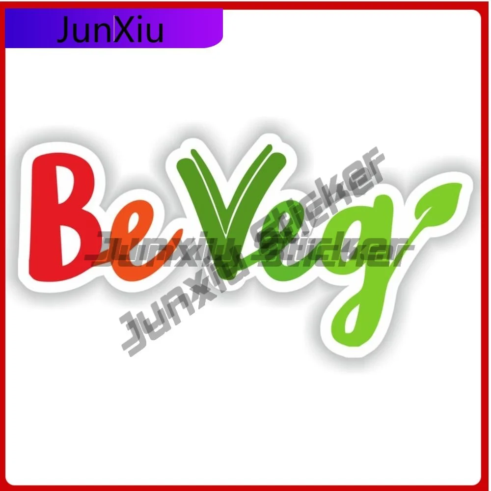 

Be Veg Vegan Waterproof Vinyl Stickers Bycicle Bumper Rv Decal Helmet Motorcycle Custom Car Decals Funny Decoration Accessories