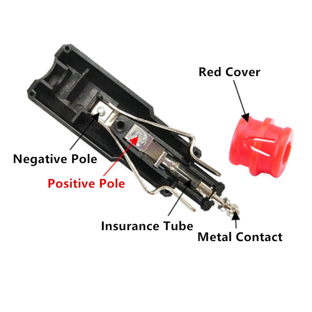 10PC Universal 12V-24V Car Cigarette Lighter Plug Socket Power Plug Connection Cigaret Socket Adaptor Male Plug