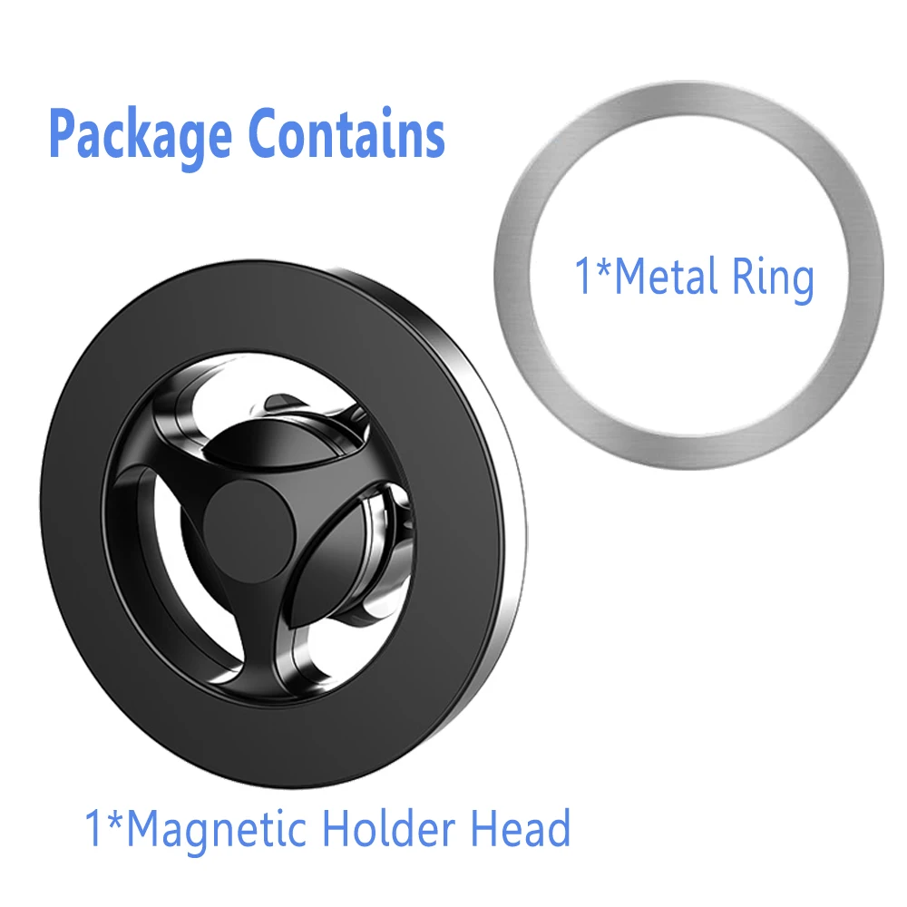 Magnet Phone Holder for iPhone 14 13 12 Pro Max Smarphone Universal Ring Magsafe Phone Mount Cellphone Bracket in Car Magnetic