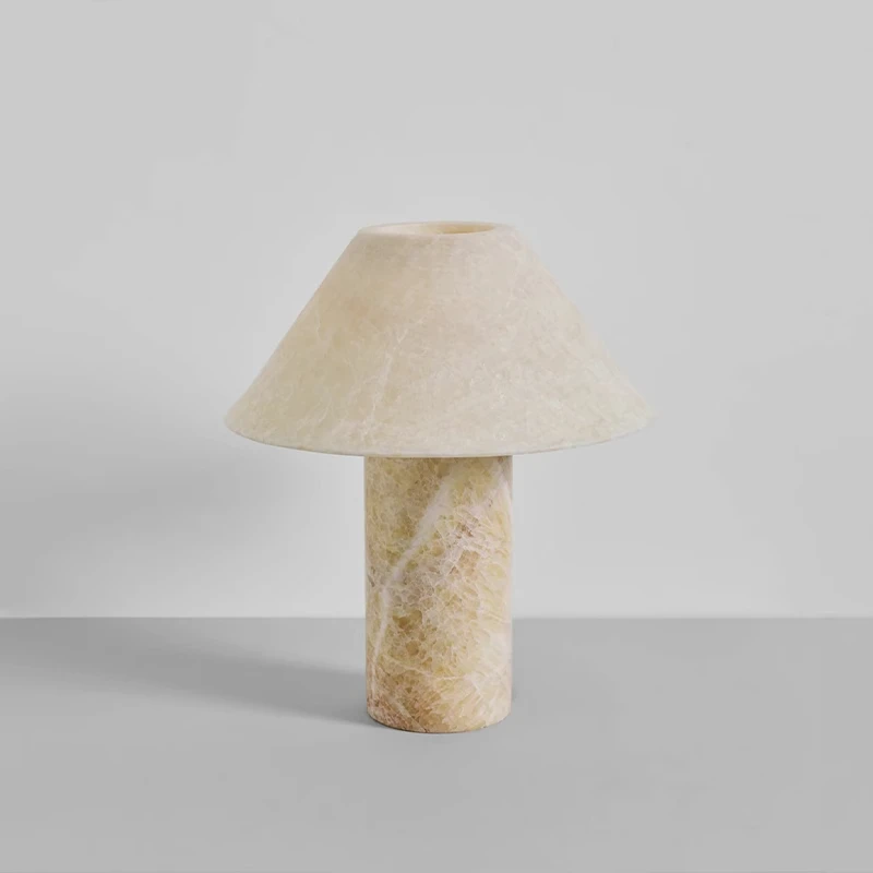 

Minimalist Design Interior Furniture Bedroom Black And White Mushroom-shaped Table Lamp