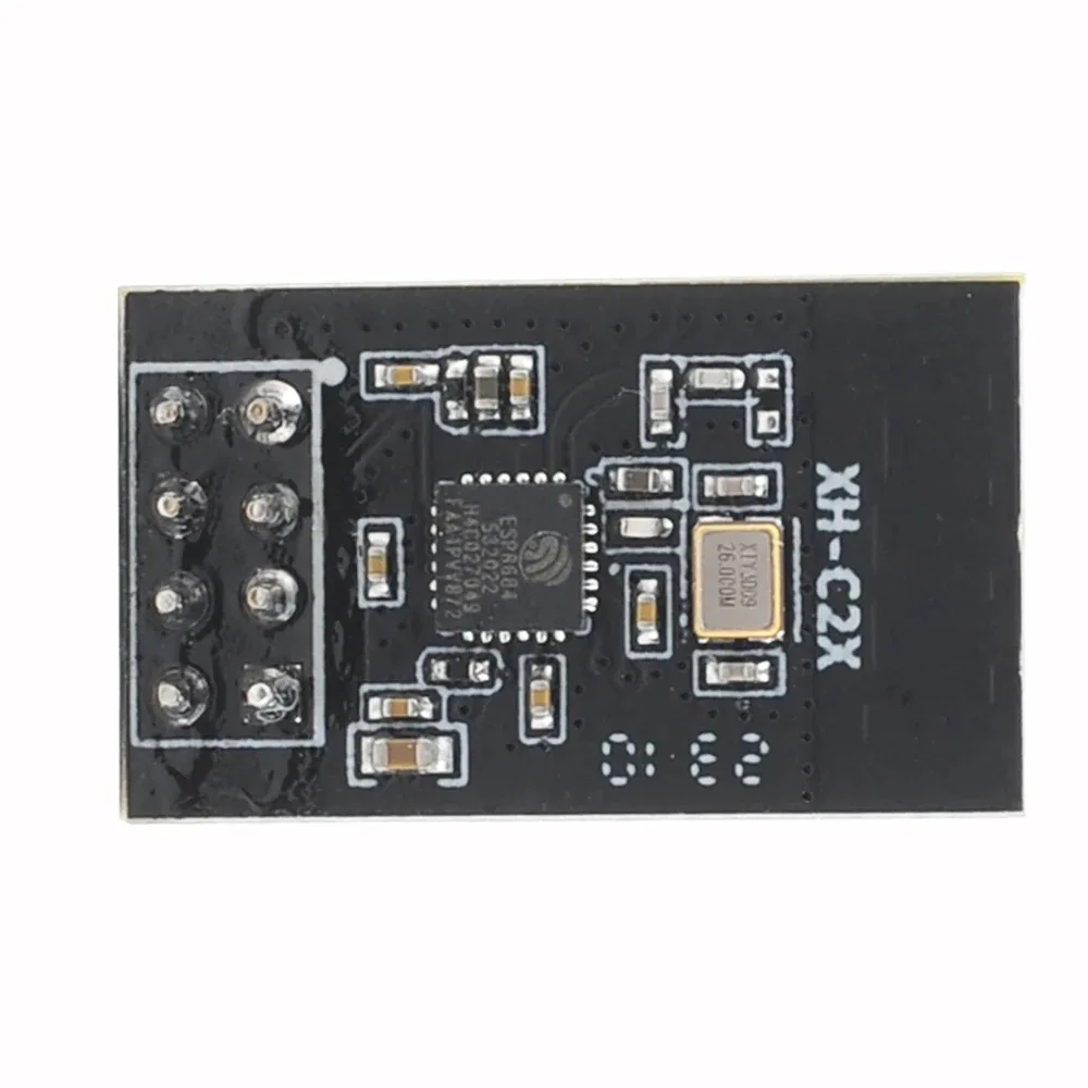 5PCS XH-C2X Module ESP8684H4 WiFi Blue-tooth Module 4MB Flash ESP-01 Breakout Board Breadboard Adapter, Replace ESP-01S