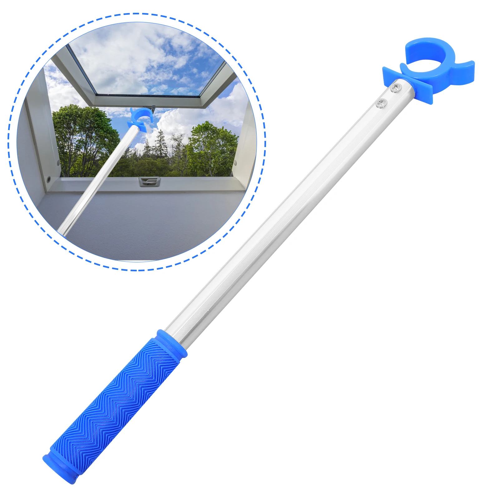 Window Opener Pole Telescopic Blinds Opening Rods Extendable Push Pull Adjustable Reliable Opening Length Home Use Safe Rods
