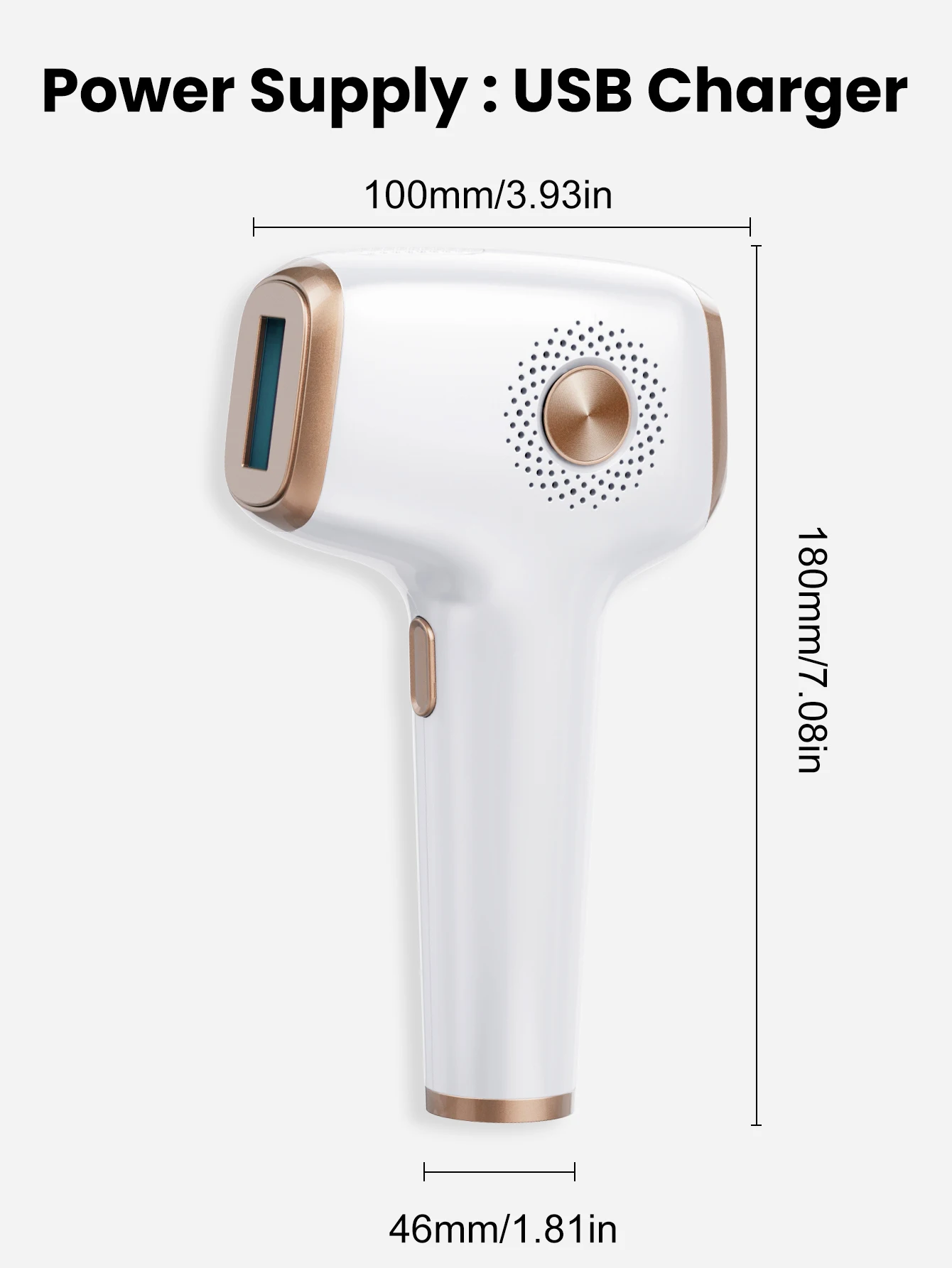 

Laser Hair Removal IPL Device 999900 Flashes Dual Flashes Mode 3 Weeks Visible for Women Men Home Laser Quick Safe Treament