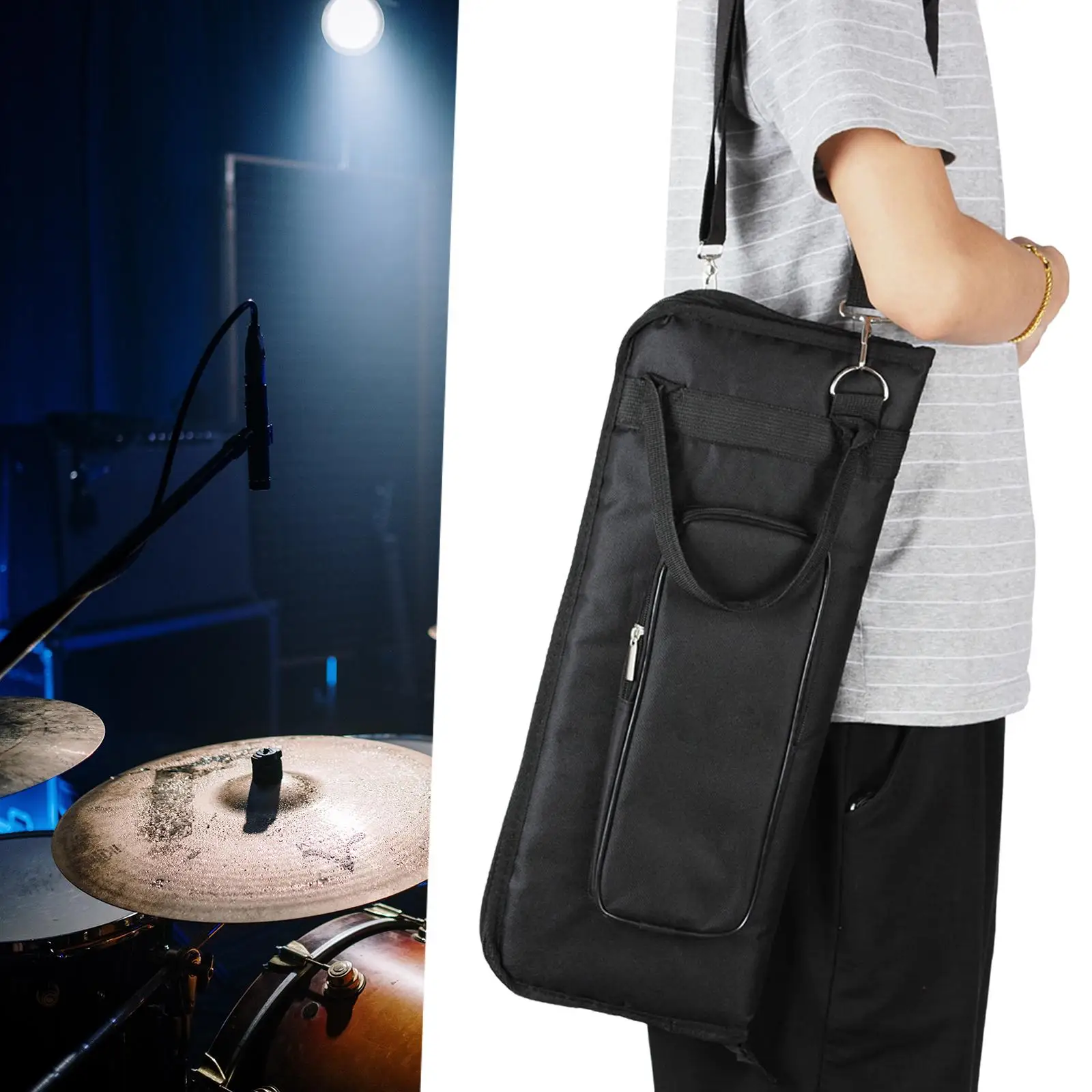 Drumstick Case Waterproof Drum Mallet Pouch for Transportation Gifts Concert