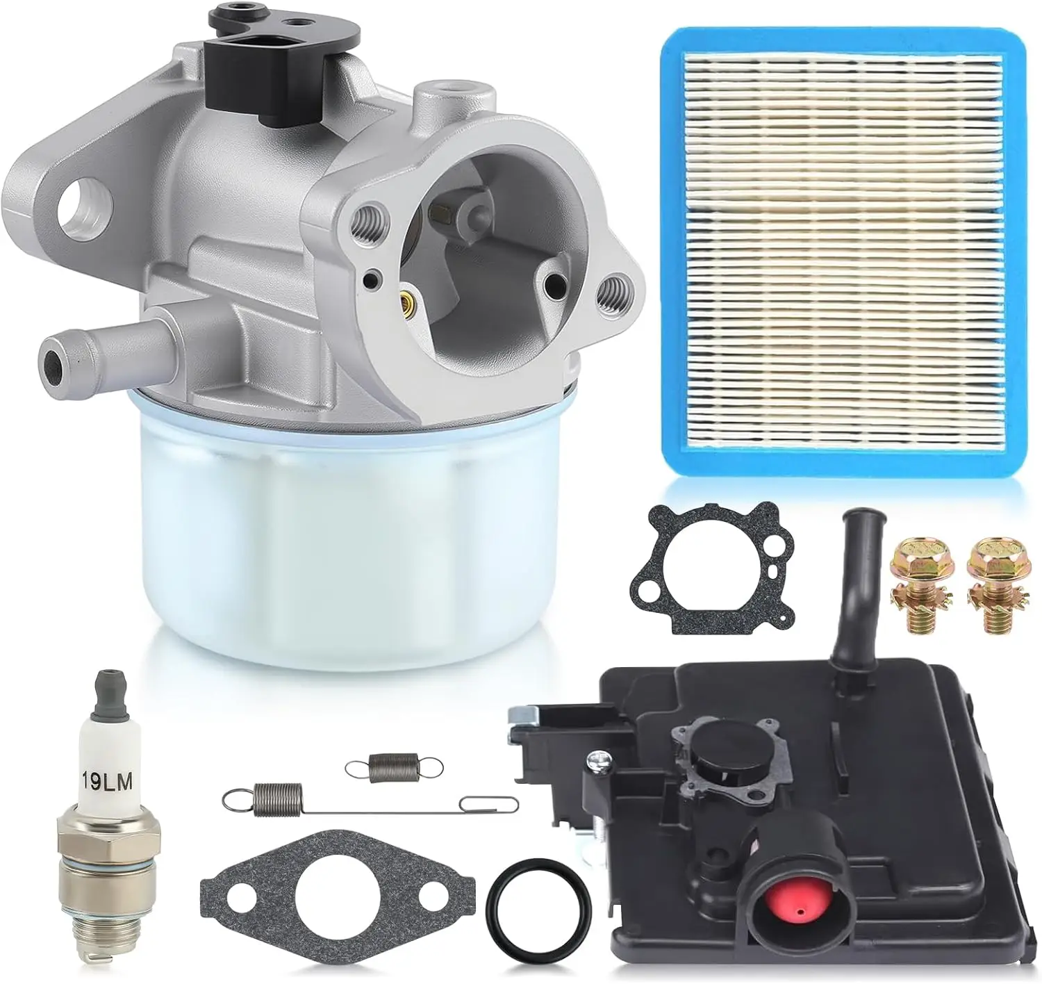 799868 Carburetor Fits 498170  Models, 4-7 hp Engines with No Choke, Replacement Carburetor with Gasket and O-Ring 497410 499617