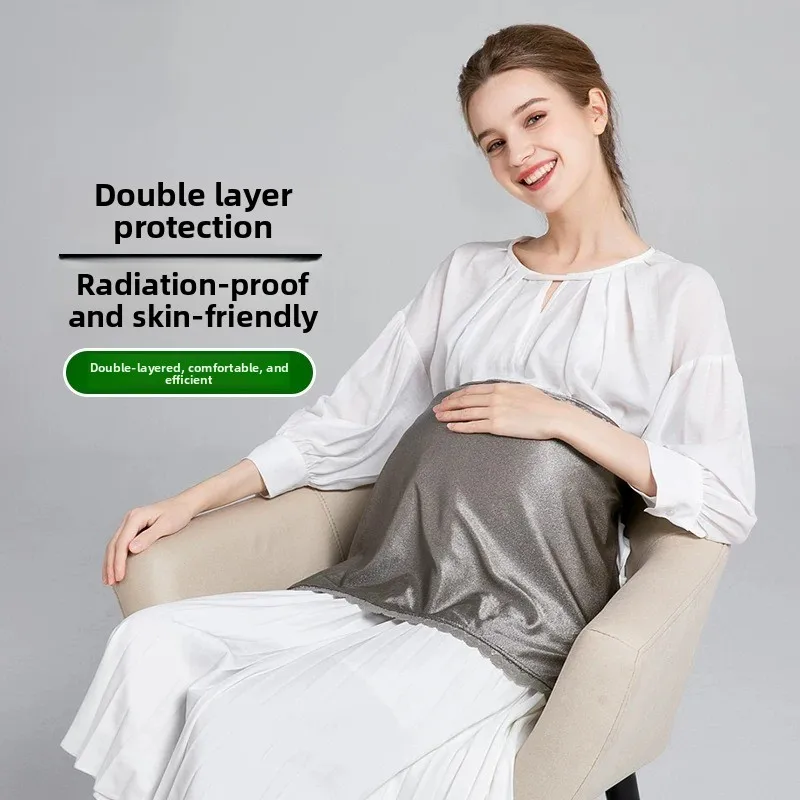 Maternity Anti Radiation Belly Band Authentic Shielding Apron for Pregnant Women Office Workers Computer Protection Inner Wear