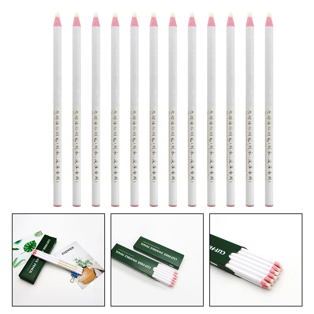 White Pull Crayons High Temp Vanishing Pens Eco friendly Markers Tailors Sewing Tools Plastic Thread Machine Drawing